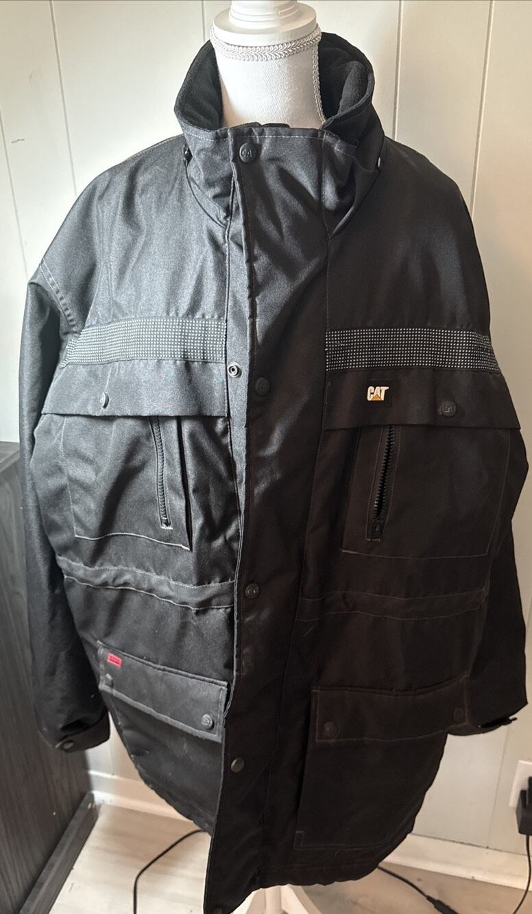 CAT Workwear Redefined Heavyweight Black Jacket 2XL Regular Fit Men's Workwear